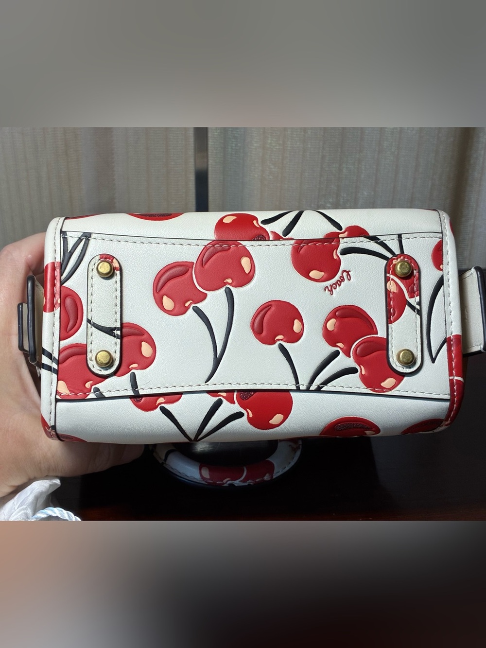 Coach Rogue 17 Cherry Print Crossbody Bag - Picture 3 of 7